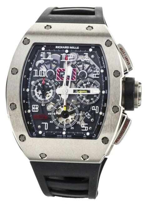 richard mille rm011 titanium chronograph annual calendar rm11-fm full|Richard Mille RM 011 RM011.